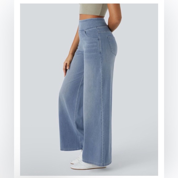 HALARA Light Blue Flare Jeans - Picture 2 of 9